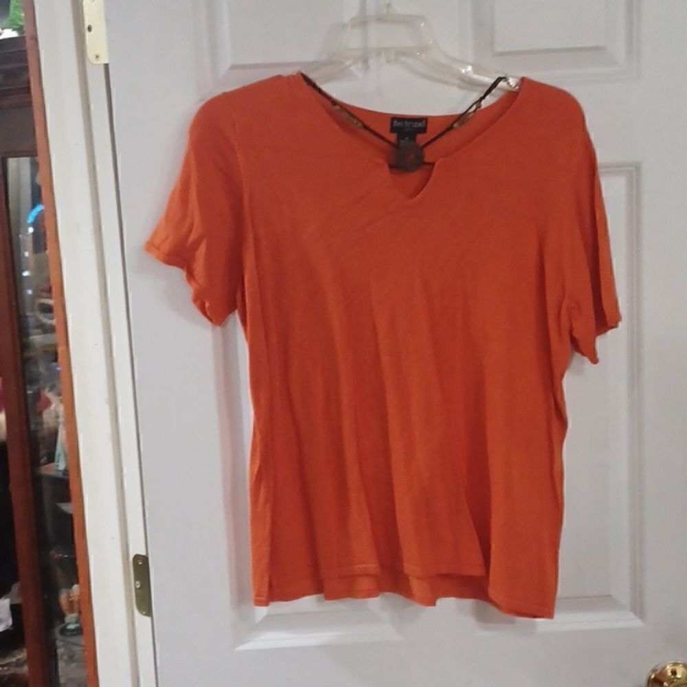 Boho Orange Top
